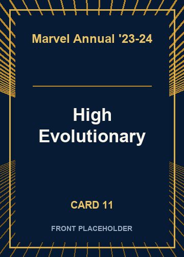 High Evolutionary front card image