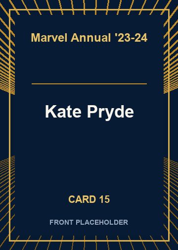 Kate Pryde card thumbnail