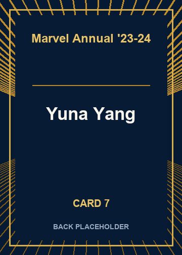 Yuna Yang back card image