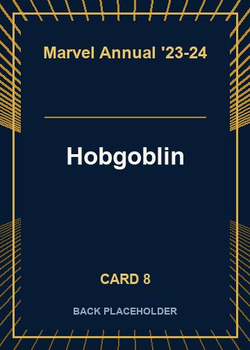 Hobgoblin back card image