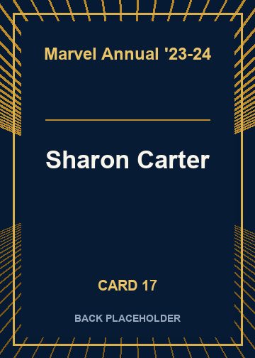 Sharon Carter back card image