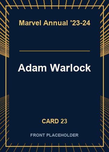 Adam Warlock card thumbnail