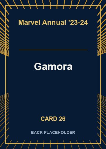 Gamora back card image