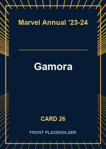 Gamora card thumbnail