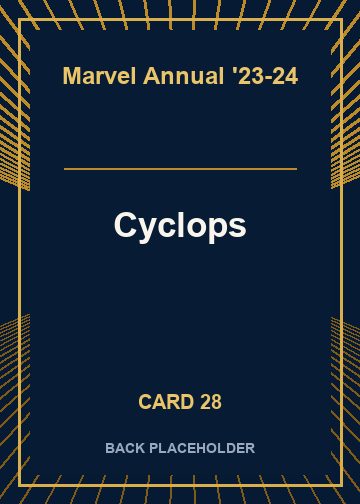 Cyclops back card image