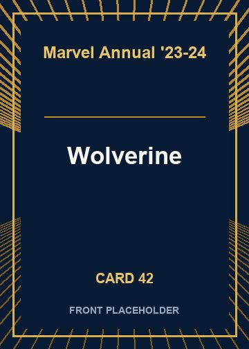 Wolverine card thumbnail