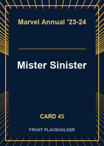Mister Sinister card thumbnail