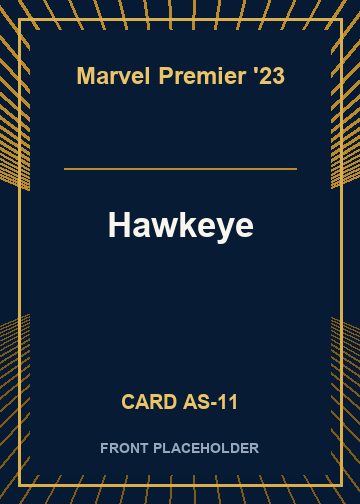 Hawkeye front card image