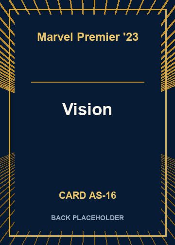 Vision back card image
