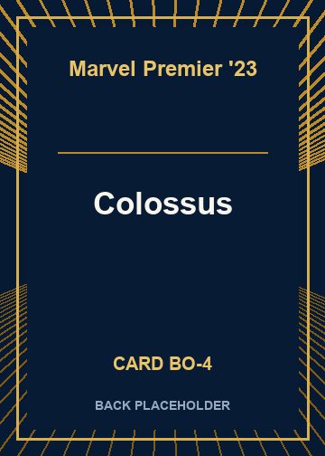 Colossus back card image