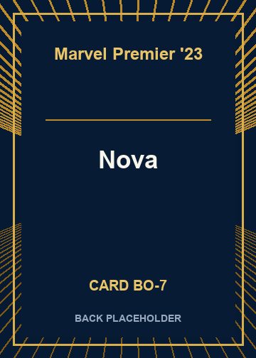 Nova back card image