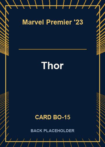 Thor back card image