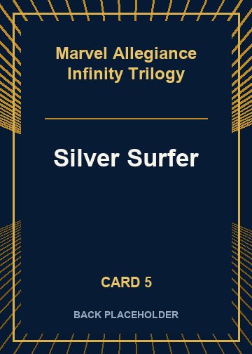 Silver Surfer back artwork
