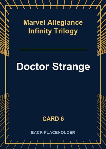 Doctor Strange back artwork