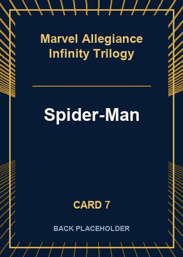 Spider-Man back artwork