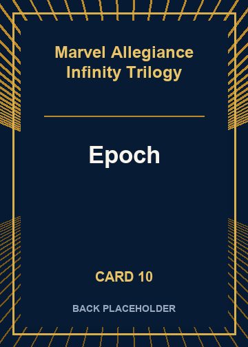 Epoch back artwork