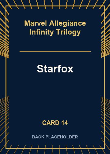Starfox back artwork