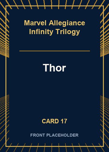 Thor front artwork