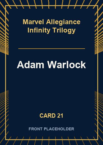 Adam Warlock front artwork