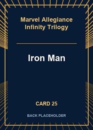 Iron Man back artwork