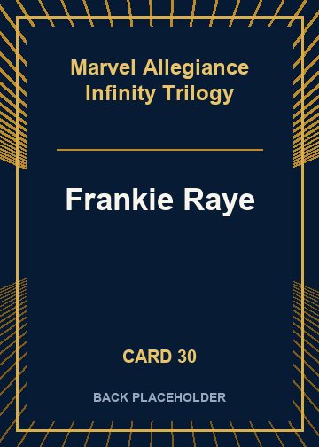 Frankie Raye back artwork