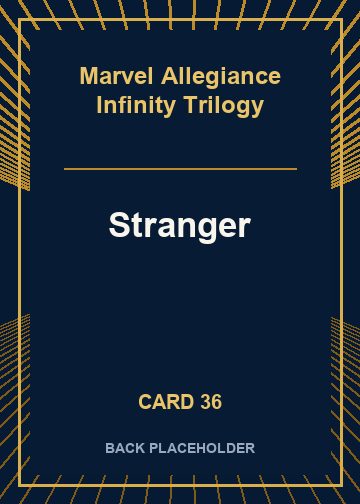 Stranger back artwork