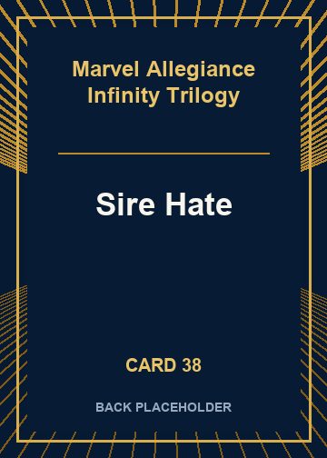 Sire Hate back card image