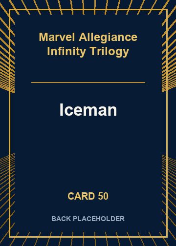 Iceman back card image