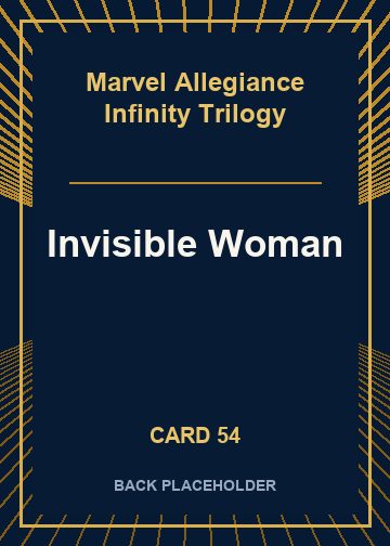 Invisible Woman back card image