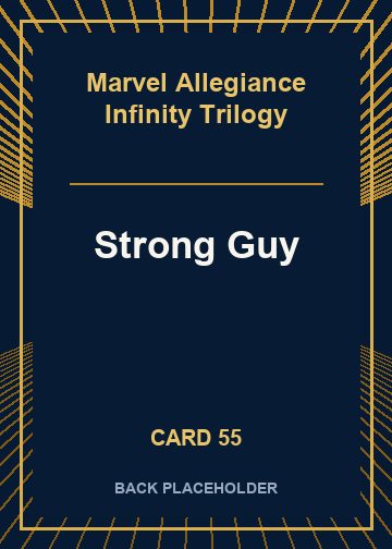 Strong Guy back card image