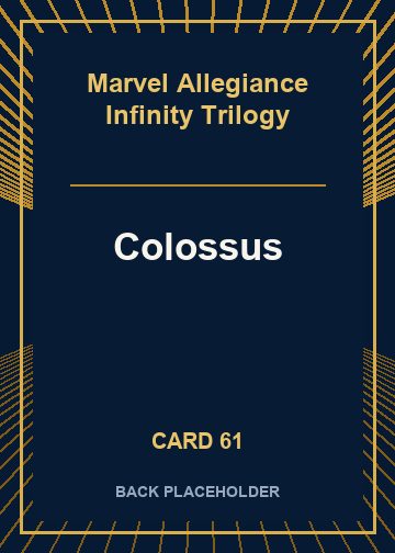 Colossus back card image