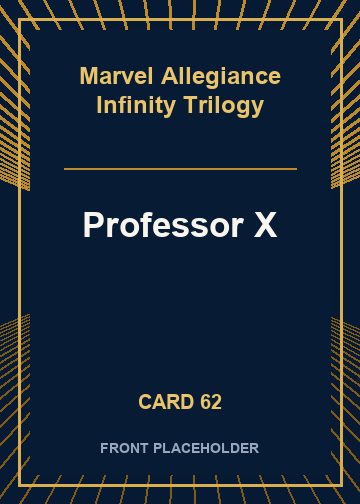 Professor X front card image