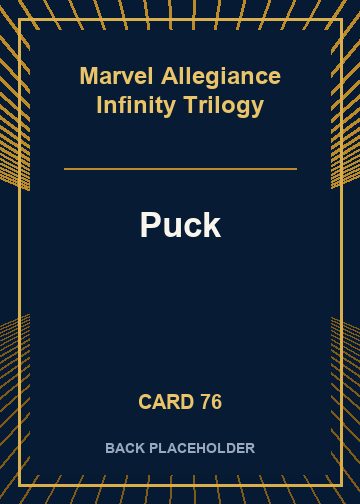 Puck back card image