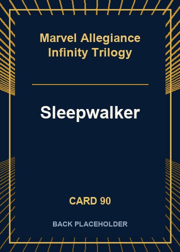 Sleepwalker back card image