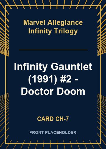 Infinity Gauntlet (1991) #2 - Doctor Doom card thumbnail