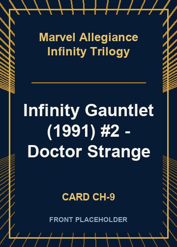 Infinity Gauntlet (1991) #2 - Doctor Strange card thumbnail