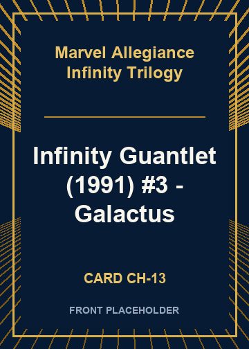Infinity Guantlet (1991) #3 - Galactus card thumbnail