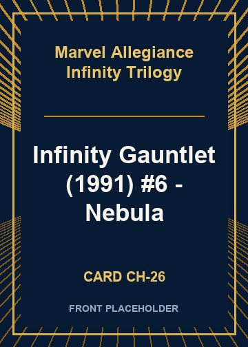 Infinity Gauntlet (1991) #6 - Nebula card thumbnail
