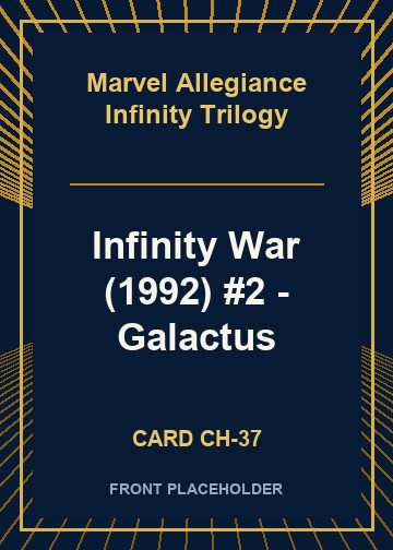 Infinity War (1992) #2 - Galactus card thumbnail