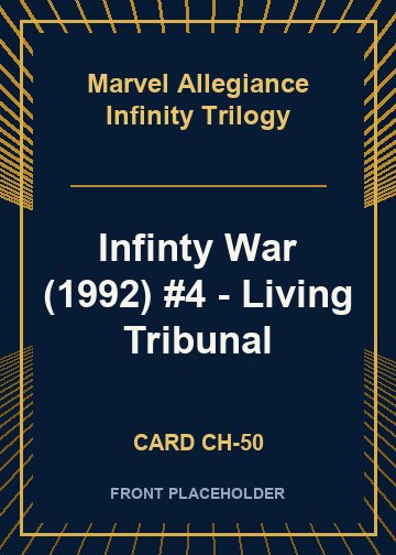 Infinty War (1992) #4 - Living Tribunal card thumbnail