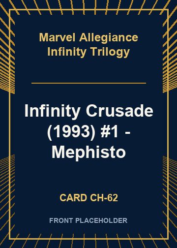 Infinity Crusade (1993) #1 - Mephisto card thumbnail