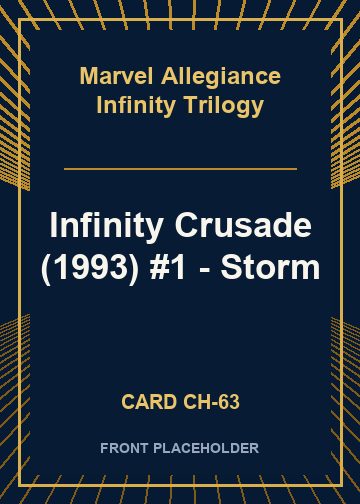 Infinity Crusade (1993) #1 - Storm front card image