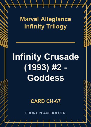 Infinity Crusade (1993) #2 - Goddess card thumbnail