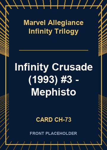 Infinity Crusade (1993) #3 - Mephisto card thumbnail