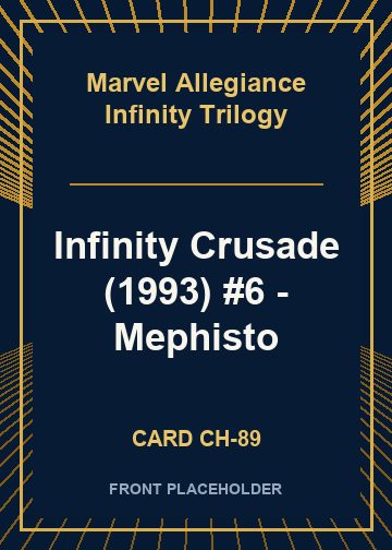 Infinity Crusade (1993) #6 - Mephisto card thumbnail