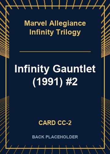 Infinity Gauntlet (1991) #2 back card image