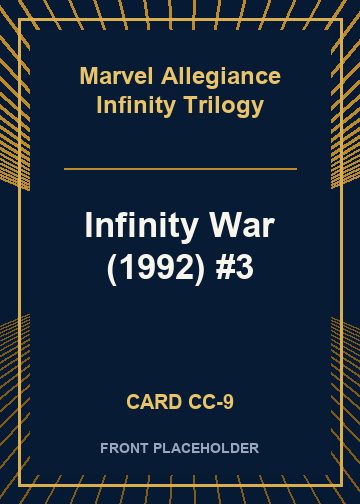 Infinity War (1992) #3 card thumbnail