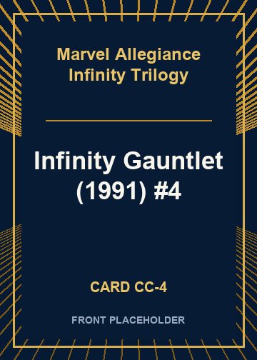 Infinity Gauntlet (1991) #4 card thumbnail