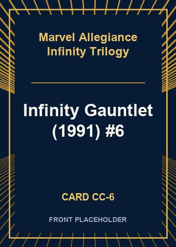 Infinity Gauntlet (1991) #6 card thumbnail