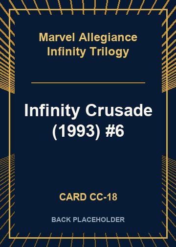 Infinity Crusade (1993) #6 back card image
